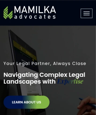 Mamilka advocates - African Script client project