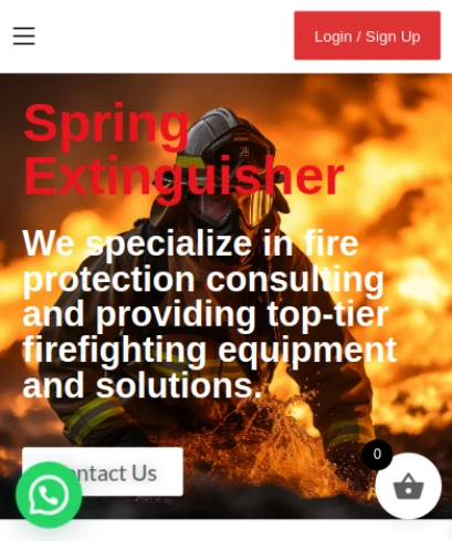 Spring Extinguishers - African Script client project